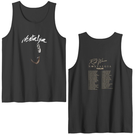 Discover Rod wave nostalgia tour 23 Aesthetic Double Sided Tank Tops