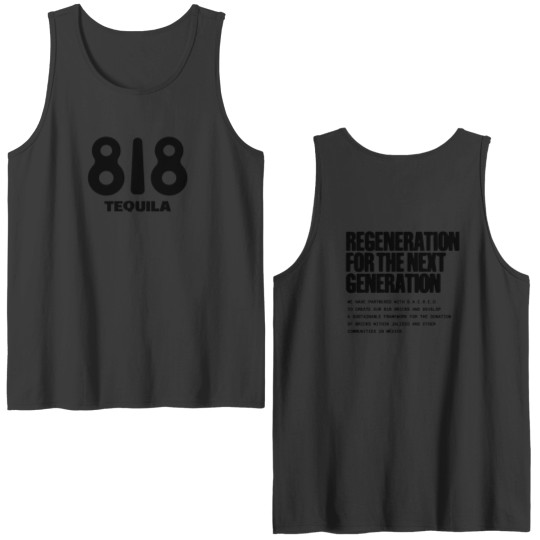 Discover 818 Tequila Double Sided Tank Tops Double Sided