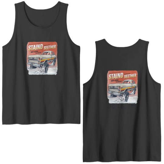 Discover Staind 2024 Tailgate Tour Double Sided Tank Tops, Staind Band Fan