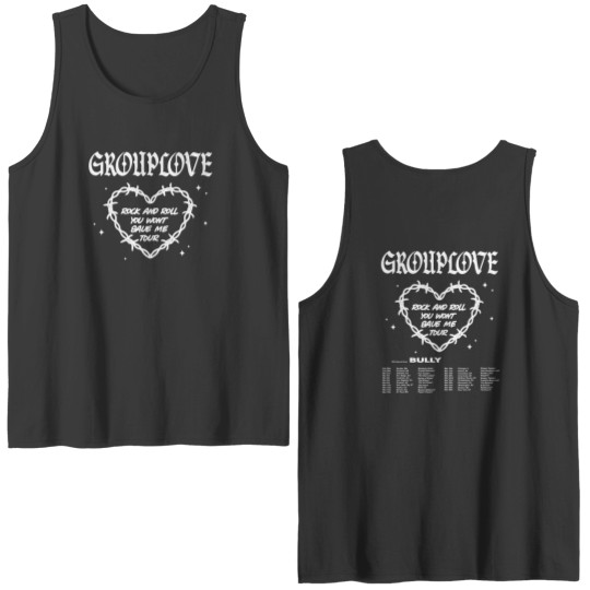 Discover Grouplove And Bully 2024 Rock and Roll You Wont Save Double Sided Tank Tops