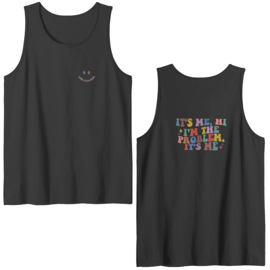 Discover It's Me Hi I'm The Problem It's Me Double Sided Tank Tops, Midnights Album Double Sided Tank Tops