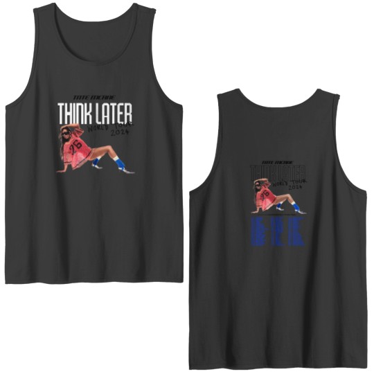 Discover Tate McRae The Think Later World Tour 2024 Double Sided Tank Tops
