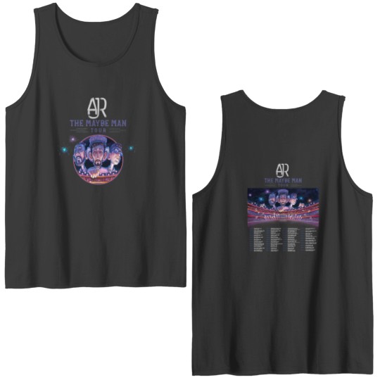 Discover AJR The Maybe Man Tour 2024 Tour Double Sided Tank Tops, AJR Band Fan Double Sided Tank Tops