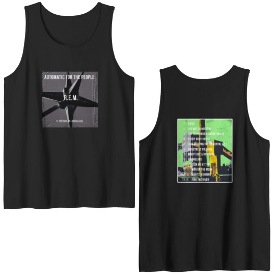Discover R.E.M. Automatic For The People Tour 1992 Double Sided Tank Tops