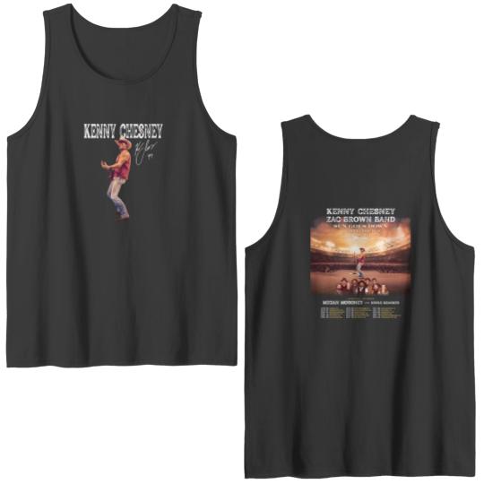 Discover K Ches Sun Goes Down 2024 Tour Double Sided Tank Tops, Country Music Tour Double Sided Tank Tops, Kenny Che