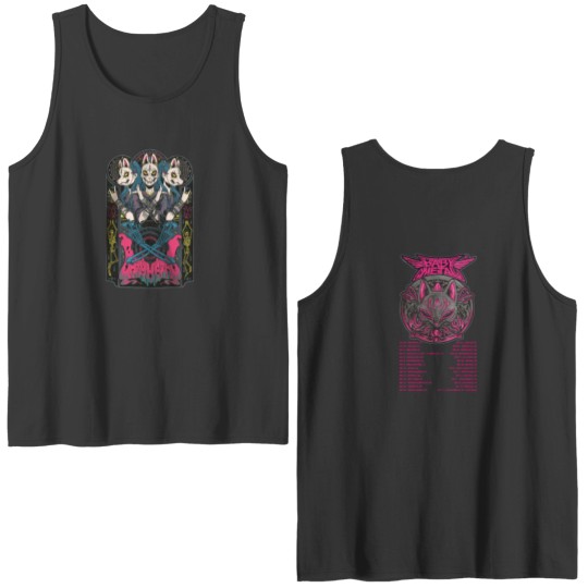 Discover Babymetal US Tour 2023 Double Sided Tank Tops Classic 90s Graphic Tees