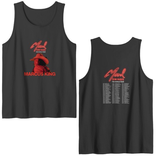 Discover Marcus King Mood Swings The World Tour 2024 Double Sided Tank Tops