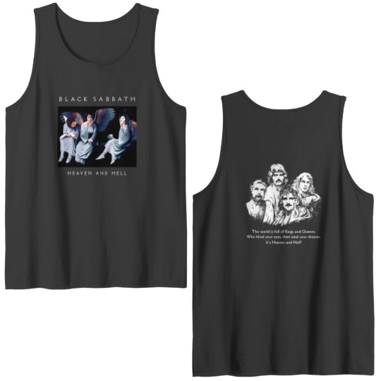 Discover Black Sabbath "Heaven and Hell"  Black Double Sided Tank Tops
