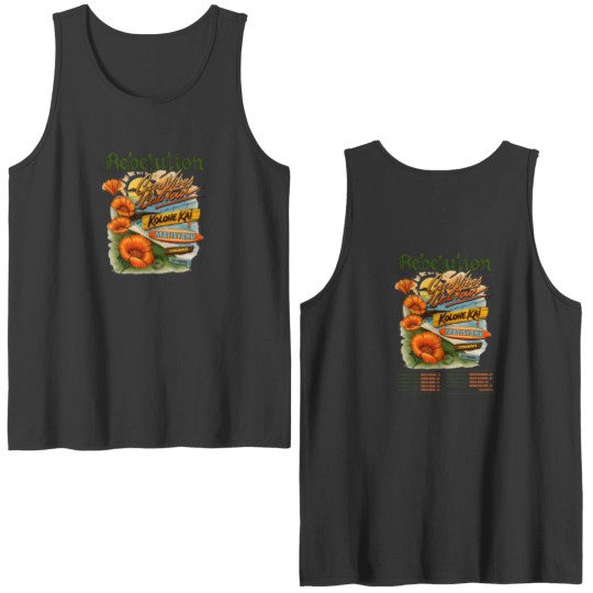 Discover Rebelution 2024 Concert Double Sided Tank Tops, Rebelution Good V Cali 2024 Tour Double Sided Tank Tops