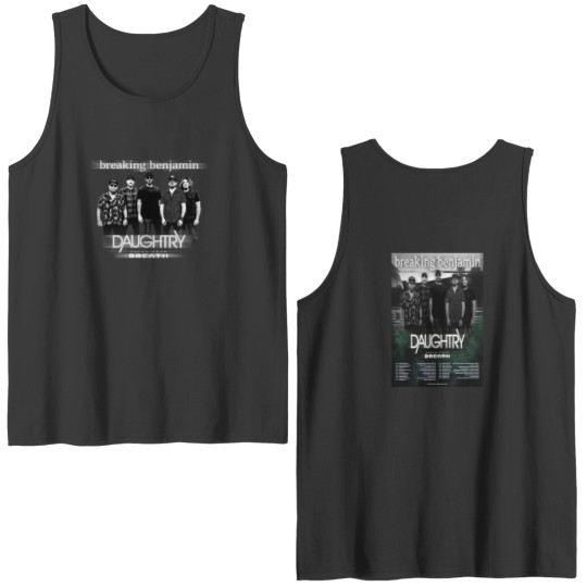 Discover Breaking Benjamin US Tour 2024 Double Sided Tank Tops, Breaking Benjamin Double Sided Tank Tops