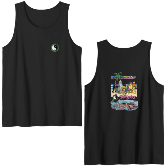 Discover T&C 80s Life Down Under Double Sided Tank Tops, T&C Surf Designs Double Sided Tank Tops