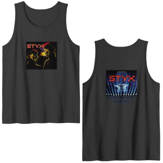 Discover 1983 Styxs Kilroy Was Here Tour Double Sided Tank Tops
