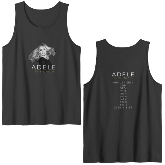 Discover Adele In Munich 2024 Weekend with Adele Double Sided Double Sided Tank Tops