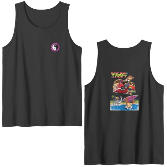 Discover Back To The Past Funny Country Surf Double Sided Tank Tops