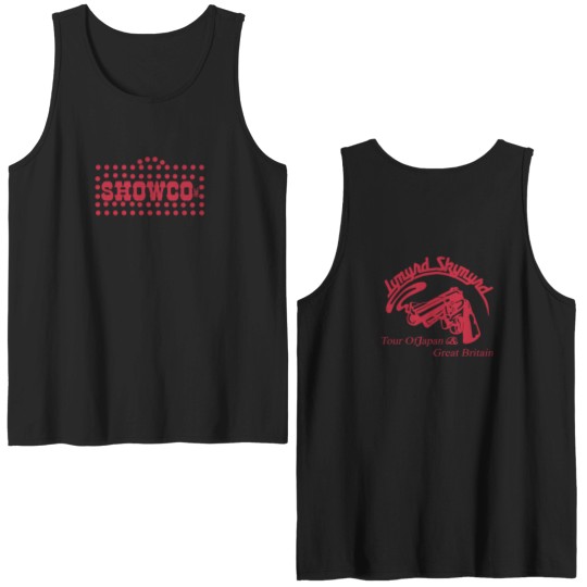 Discover Vintage 1976 Lynyrd Skynyrd Showco Tour of Japan & Great Britain 2 sides Double Sided Tank Tops