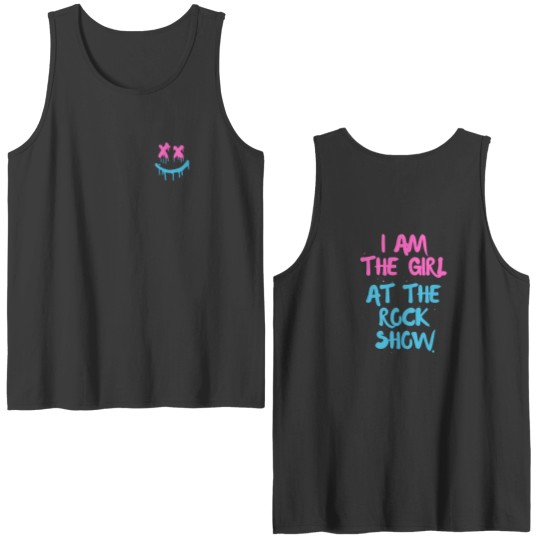 Discover Double Sided Tank Top - Girl At Rock Show Punk Rock Style