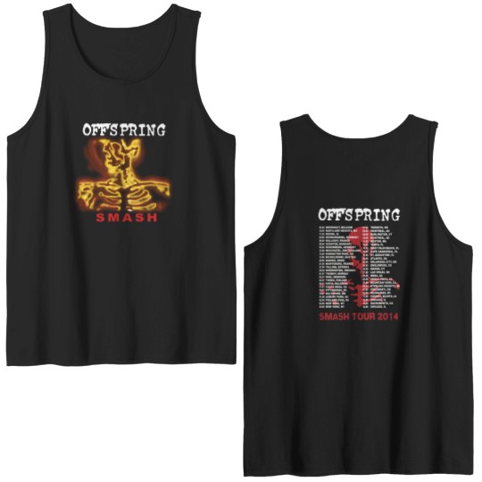 Discover The Offspring Smash Tour 2014 Short-Sleeve Double Sided Tank Tops