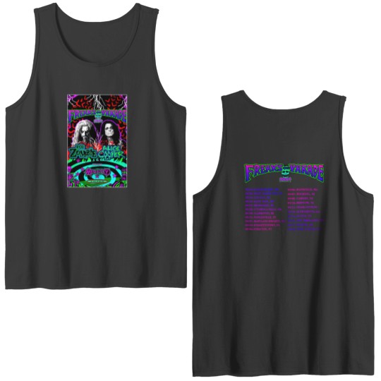 Discover Rob Zombie Alice Cooper 2024 Tour Double Sided Tank Tops