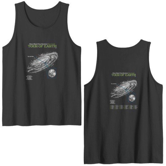 Discover Glass Animals - Tour of Earth 2024 Double Sided Tank Tops, Glass Animals Band Fan Double Sided Tank Tops