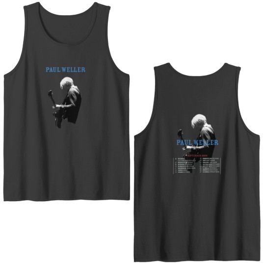 Discover Paul Weller Tour 2024 Music Double Sided Tank Tops