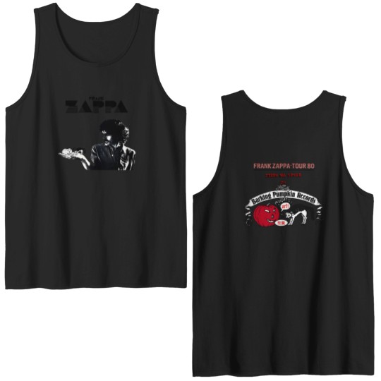 Discover Frank Zappa Tour '80 Double Sided Tank Tops