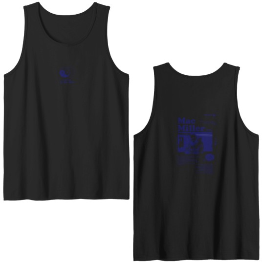 Discover macmiller Circles Double Sided Tank Tops, macmiller Merch For Fans, Vintage Style Unisex Double Sided Tank Tops