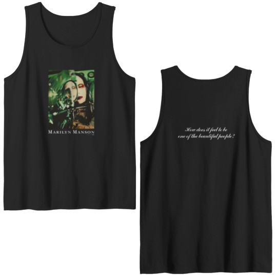 Discover MARILYN MANSON 1997 Double Sided Tank Tops How Does It Feel To Be One Of The Beautiful Gift