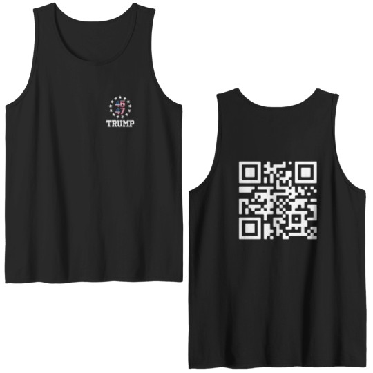 Discover Trump Dance Qr Code Double Sided Tank Tops, Trump Dancing Qr Code Double Sided Tank Tops