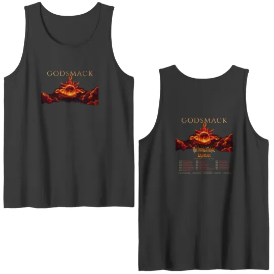 Discover Godsmack 2024 Fall Tour Double Sided Double Sided Tank Tops