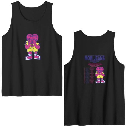 Discover Mom Jeans 2024 Tour Double Sided Tank Tops, Mom Jeans Band Fan Double Sided Tank Tops