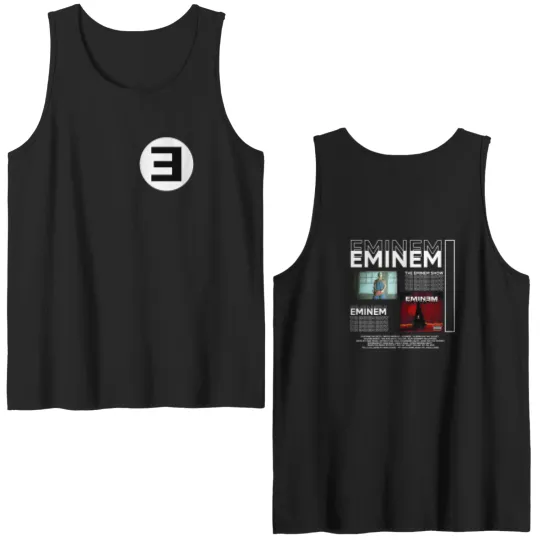 Discover Eminem The Marshall Mathers LP Graphic Double Sided Tank Tops Men Women