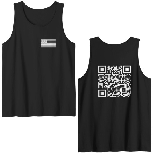 Discover Trump Dance Qr Code Double Sided Tank Tops, Trump Dancing, Republican Gift