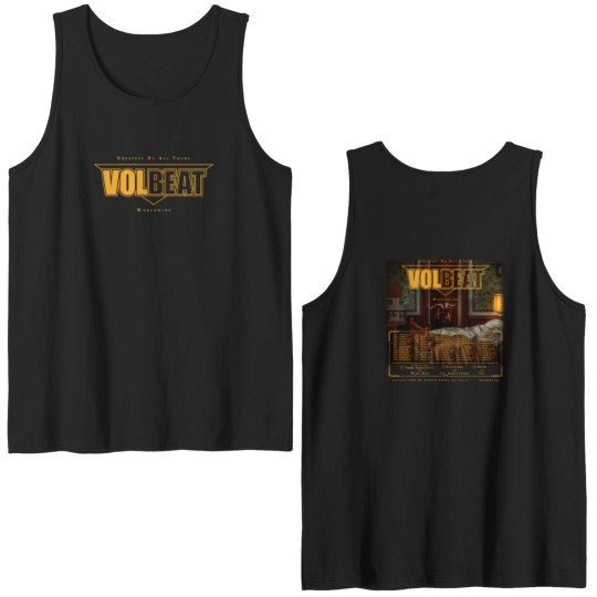 Discover Volbeat Greatest Of All Tours Worldwide 2025 Fan Gifts Two Sides Unisex Double Sided Tank Tops