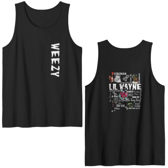 Discover Lil Wayne Wezzy song Double Sided Tank Tops top crewneck