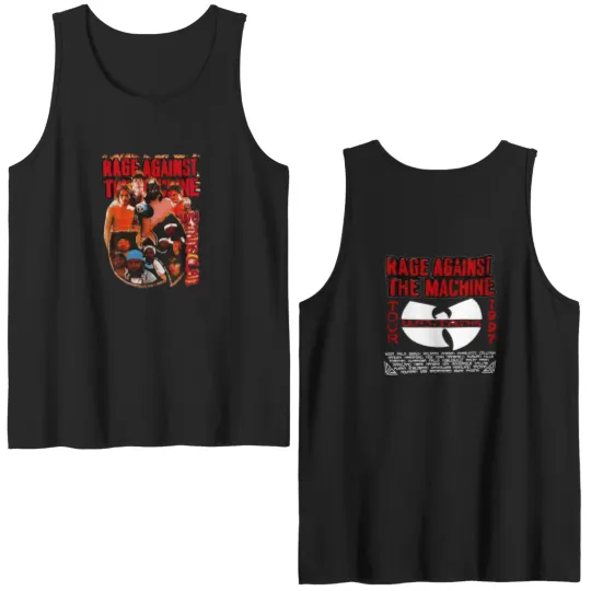 Discover VTG 1997 Tang Tour Rage Against Double Sided Tank Tops