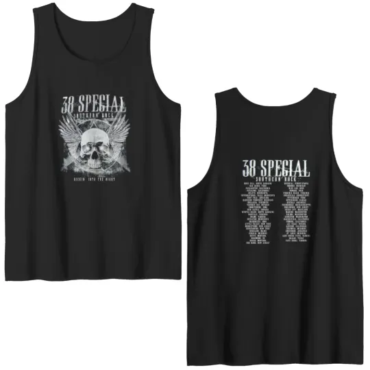 Discover New 38 Special Rockin' Into The Night Gift For Fans Unisex S-5XL Double Sided Tank Tops
