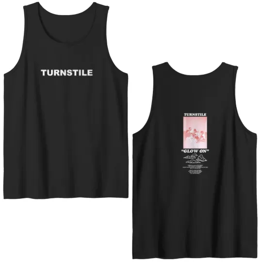 Discover Turnstile Tour 2022 Double Sided Tank Tops, Turnstile Double Sided Tank Tops