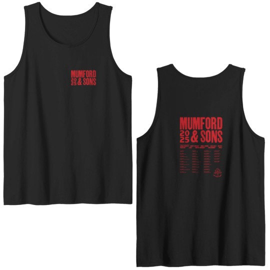 Discover Mumford And Sons Band Tour 2025 Dates List Start Double Sided Tank Tops