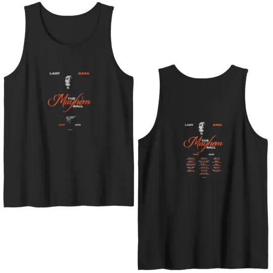 Discover Ld ga The Mayhem Ball Tour 2025 Tour Dates Two Sides Unisex Double Sided Tank Tops