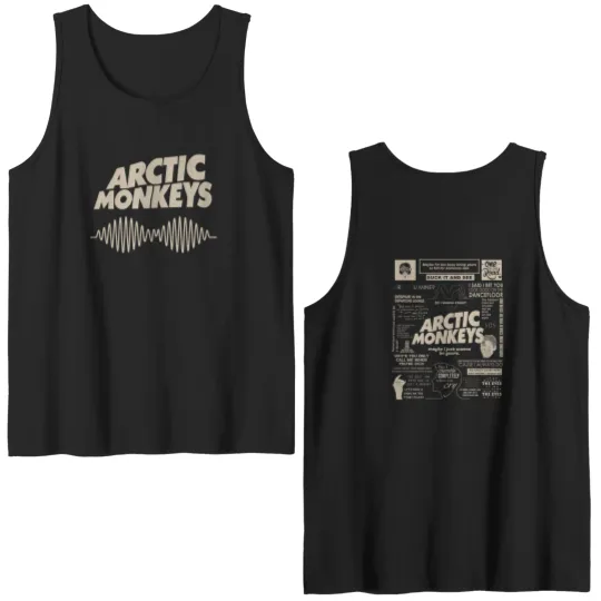 Discover Arctic Monkeys Music Album Graphic Double Sided Tank Tops