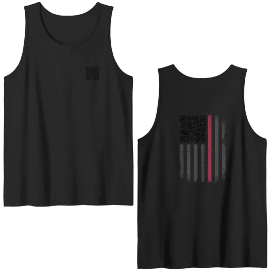 Discover Trump Dance QR Code Double Sided Tank Tops | Scan and Enjoy