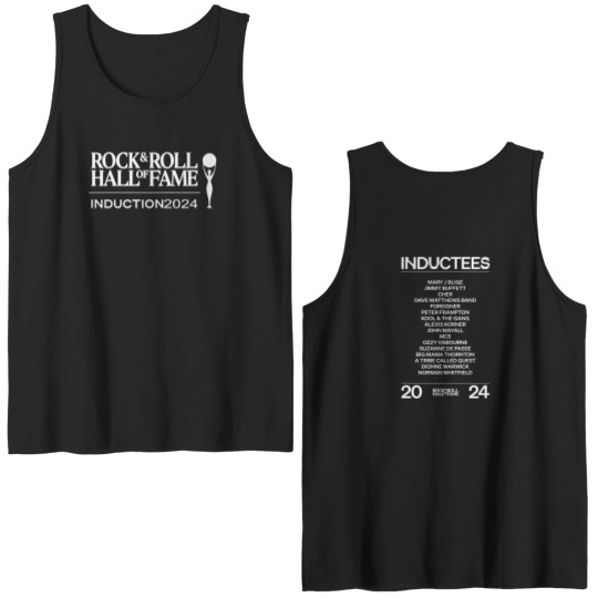 Discover Rock And Roll Hall Of Fame Introduction 2024 Line Up Unisex Double Sided Tank Tops