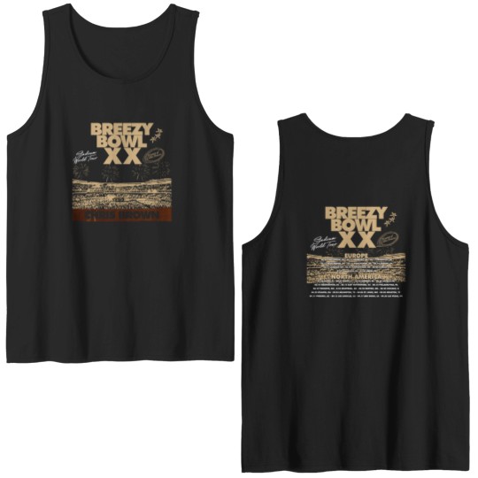 Discover Breezy Bowl XX Tour 2025 2 Sides Print Double Sided Tank Tops, Comfort Colors 2025