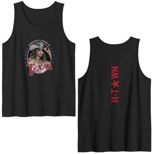 Discover Beyonce Cowboy Carter Tour 2025 Houston, TX June 28 reprint Double Sided Tank Tops