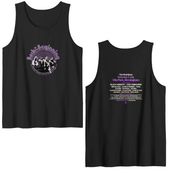 Discover Black Sabbath Ozzy Final Show 2025 Villa Park Double Sided Tank Tops