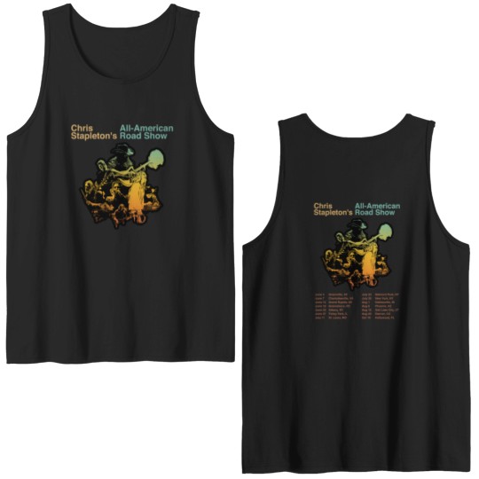 Discover Chris Stapleton 2025 Tour Double Sided Tank Tops