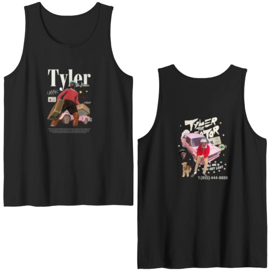 Discover Vintage Tyler the Creator Double Sided Tank Tops, The Creator Rapper Hip Hop Double Sided Tank Tops Double Sided Tank Tops