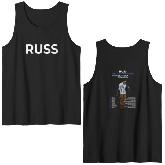 Discover Russ Into The Wild Tour 2025 Merch Double Sided Tank Tops