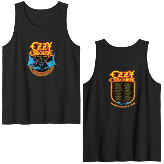 Discover Ozzy Osbourne No More Tours Vol 2 Tour Double Sided Tank Tops