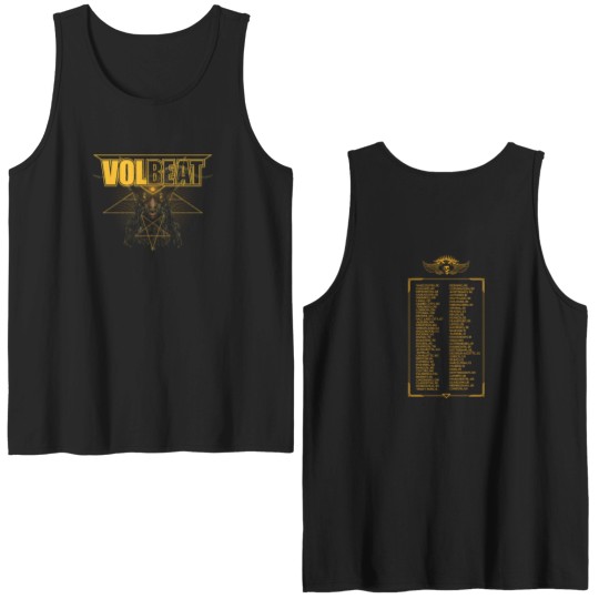 Discover Volbeat Greatest Of All Tours Worldwide 2025 Fan Double Sided Tank Tops